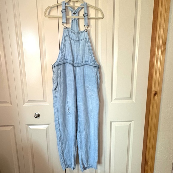 Free People Pants - Free People Soft Denim Overalls (S)